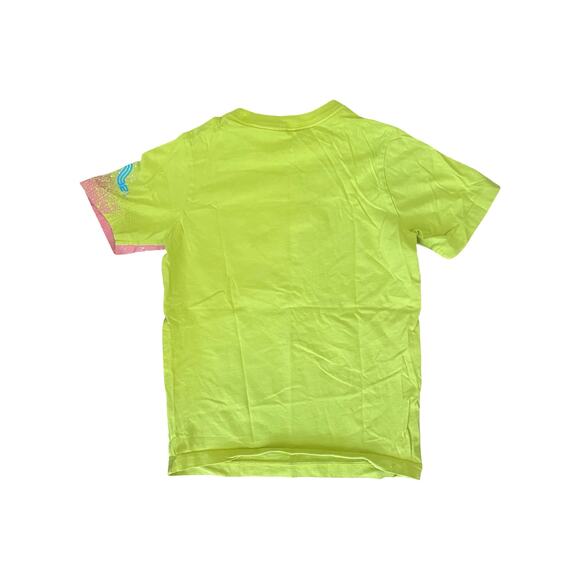 Nike Youth Medium T-Shirt – Vibrant Yellow with Bold Swoosh Design - Picture 2 of 3